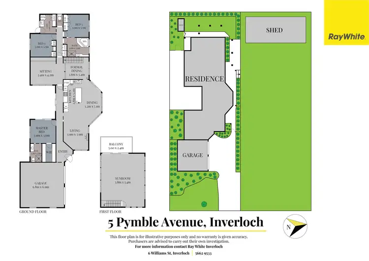 Floorplan of Homely house listing, 5 Pymble Avenue, Inverloch VIC 3996