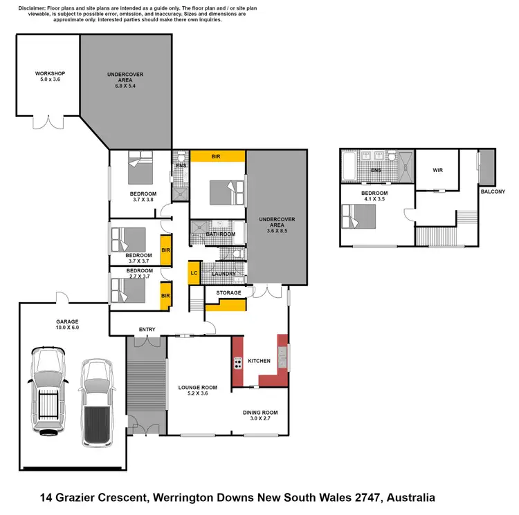 Floorplan of Homely house listing, 14 Grazier Crescent, Werrington Downs NSW 2747