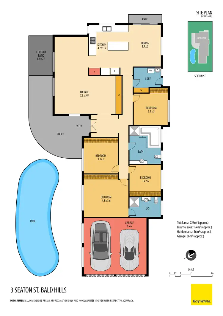 Floorplan of Homely house listing, 3 Seaton Street, Bald Hills QLD 4036