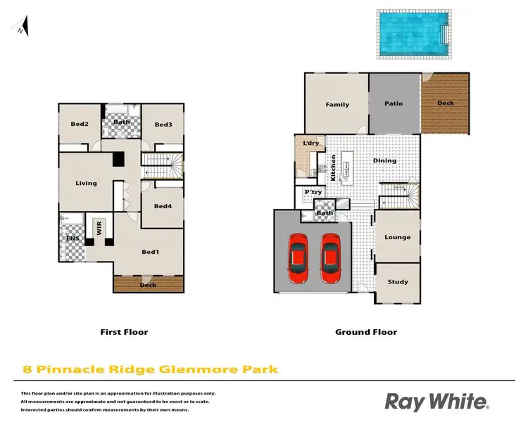 Floorplan of Homely house listing, 8 Pinnacle Ridge, Glenmore Park NSW 2745
