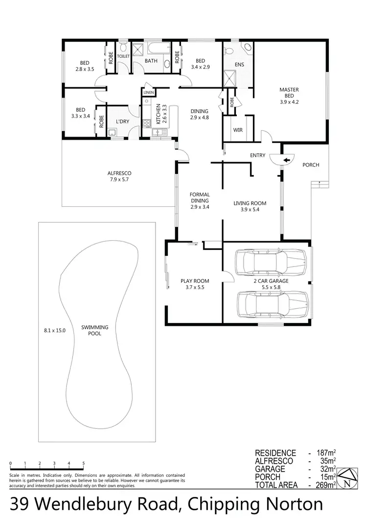 Floorplan of Homely house listing, 39 Wendlebury Road, Chipping Norton NSW 2170