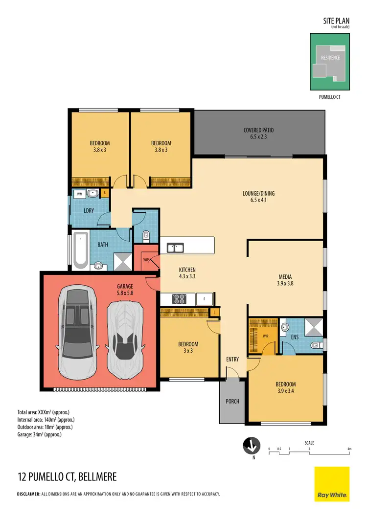 Floorplan of Homely house listing, 12 Pumello Court, Bellmere QLD 4510
