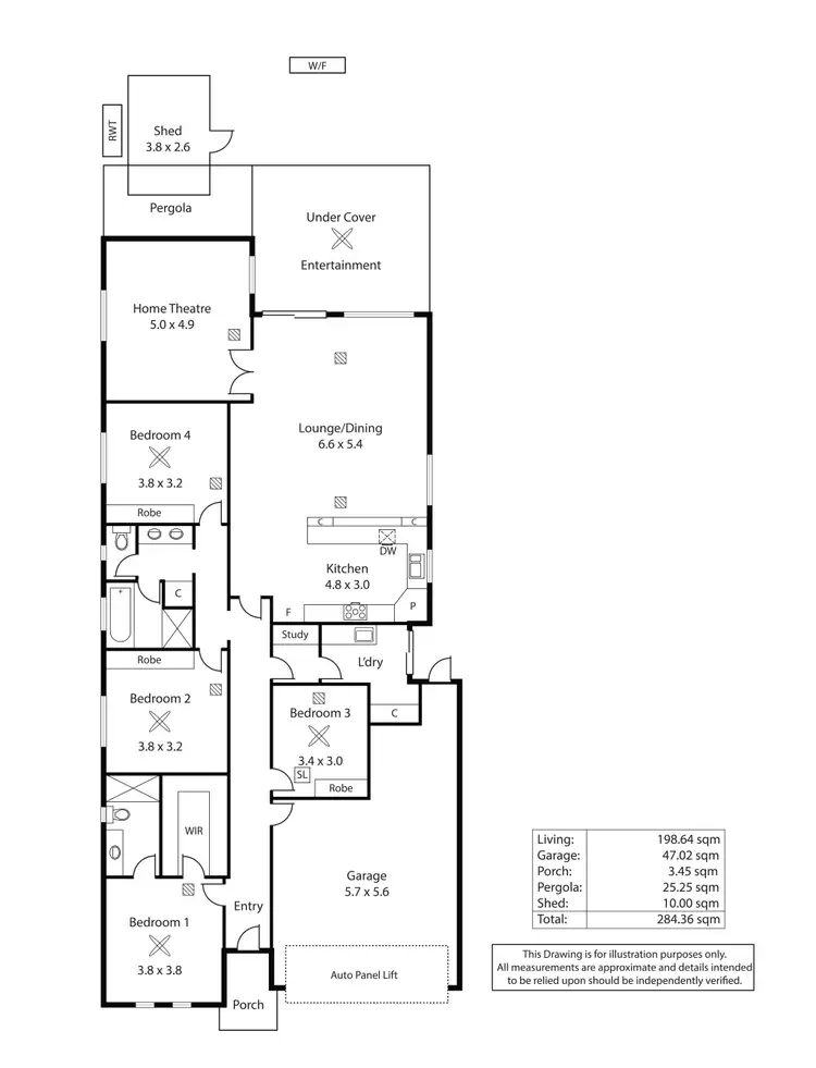 Floorplan of Homely house listing, 29C Oscar Street, Brooklyn Park SA 5032