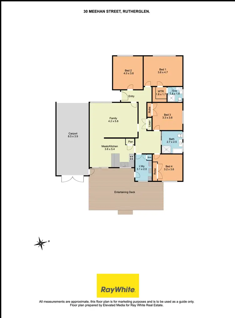 Floorplan of Homely house listing, 30 Meehan Street, Rutherglen VIC 3685