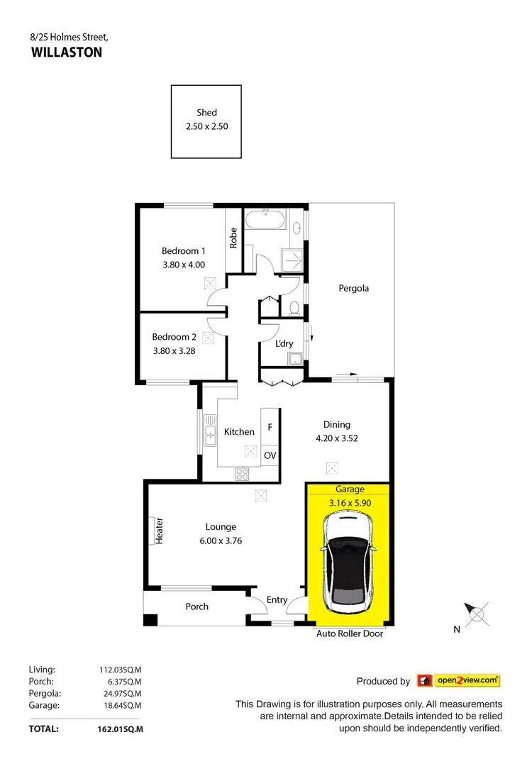 Floorplan of Homely house listing, Unit 8/25 Holmes Street, Willaston SA 5118