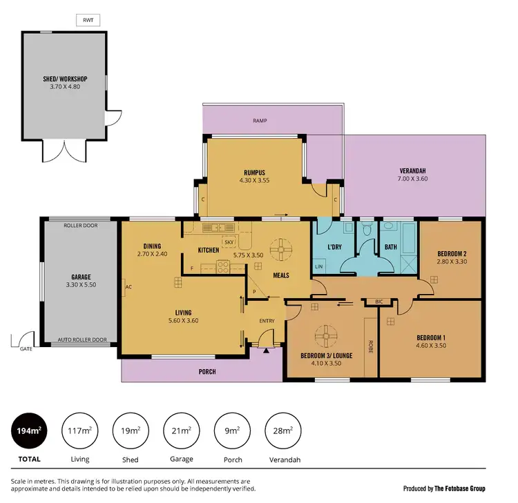 Floorplan of Homely house listing, 30 Vendale Drive, Flagstaff Hill SA 5159