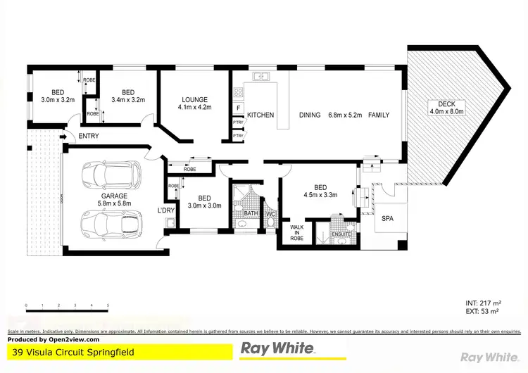 Floorplan of Homely house listing, 39 Vistula Circuit, Springfield QLD 4300