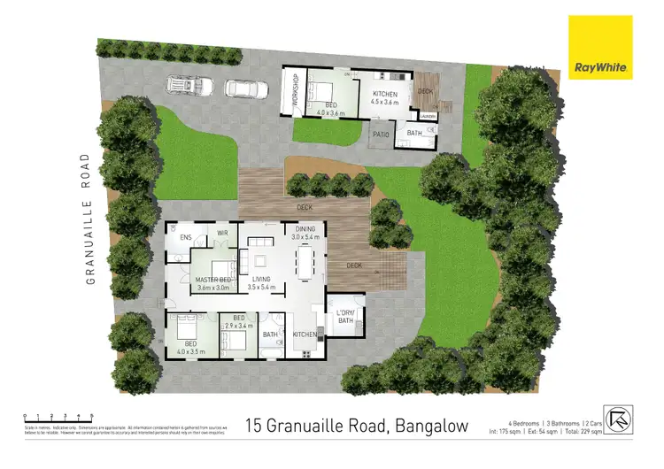 Floorplan of Homely house listing, 15 Granuaille Road, Bangalow NSW 2479