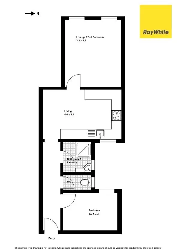 Floorplan of Homely apartment listing, 2/67-73 Darlinghurst Road, Potts Point NSW 2011