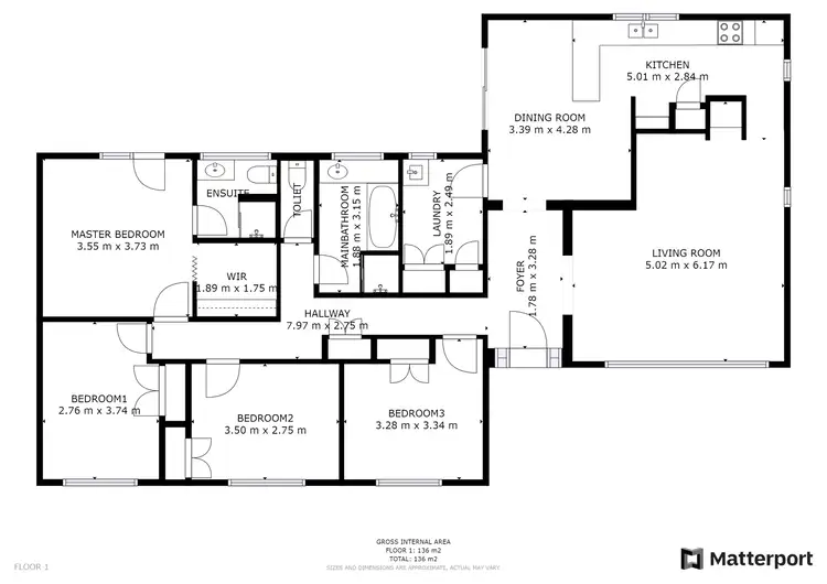 Floorplan of Homely house listing, 3 Murray Court, Swan Hill VIC 3585