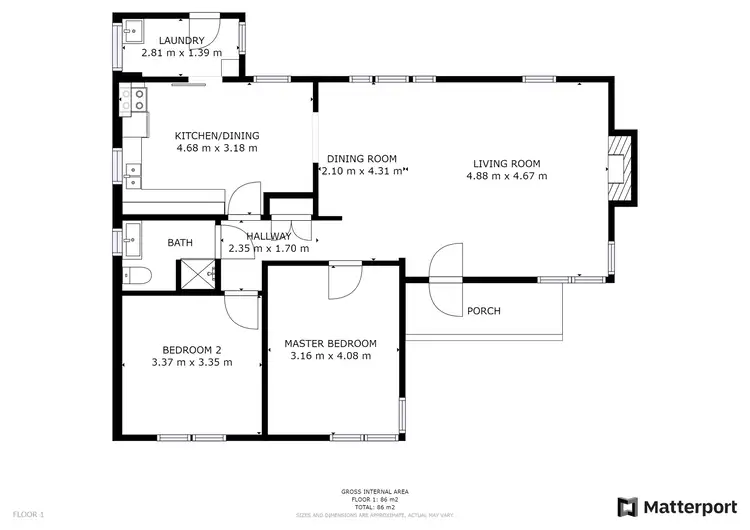 Floorplan of Homely house listing, 12 Brown Street, Swan Hill VIC 3585