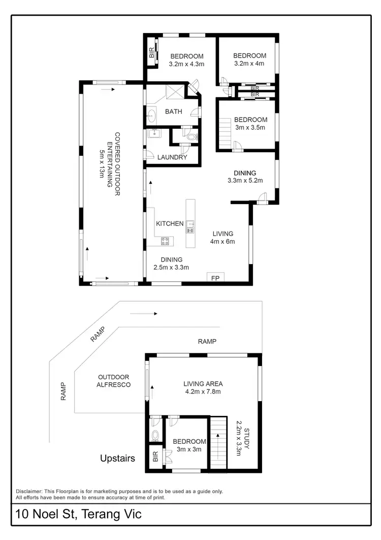 Floorplan of Homely house listing, 10 Noel Street, Terang VIC 3264