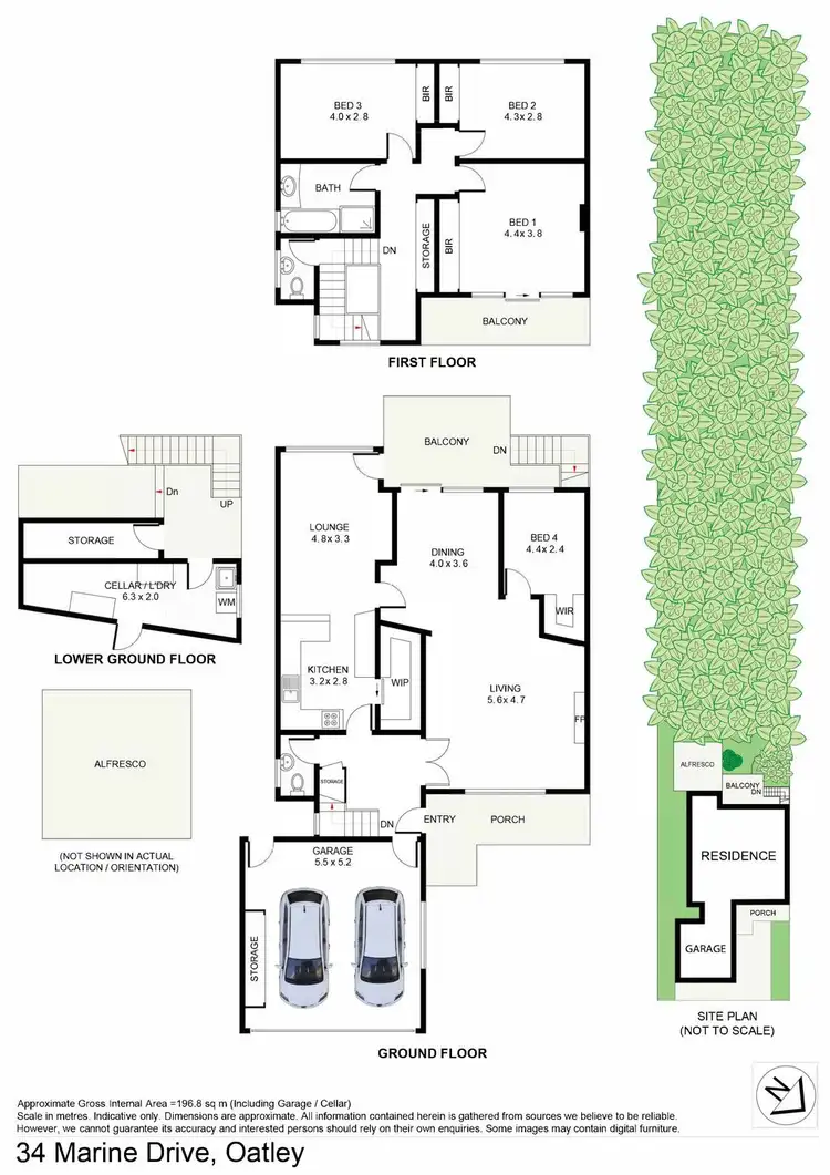 Floorplan of Homely house listing, 34 Marine Drive, Oatley NSW 2223