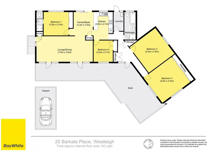 Floorplan of Homely house listing, 20 Barkala Place, Westleigh NSW 2120