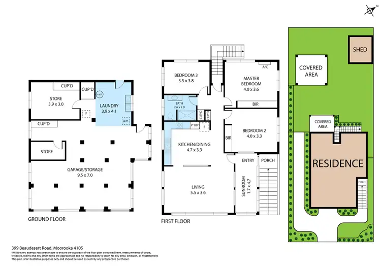 Floorplan of Homely house listing, 399 Beaudesert Road, Moorooka QLD 4105