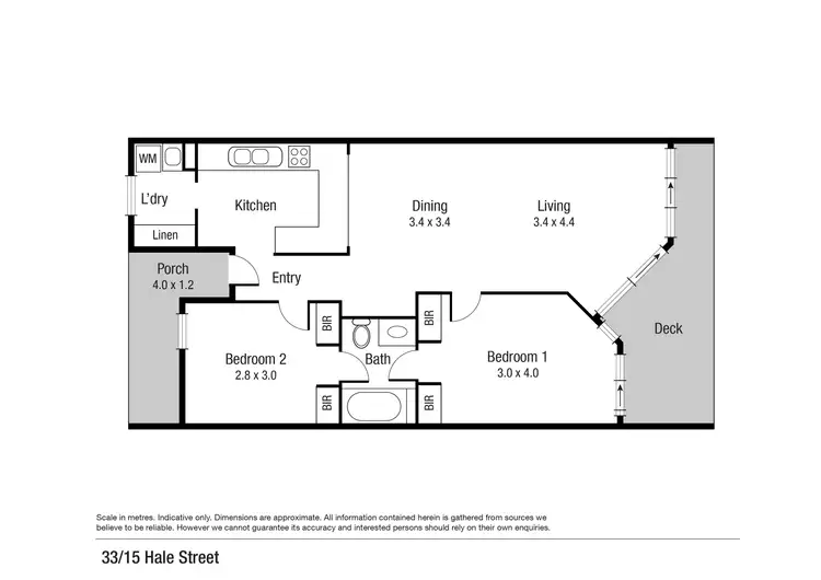 Floorplan of Homely unit listing, 33/15 Hale Street, North Ward QLD 4810