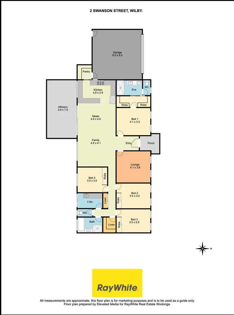 Floorplan of Homely house listing, 2 Swanson Street, Wilby VIC 3728