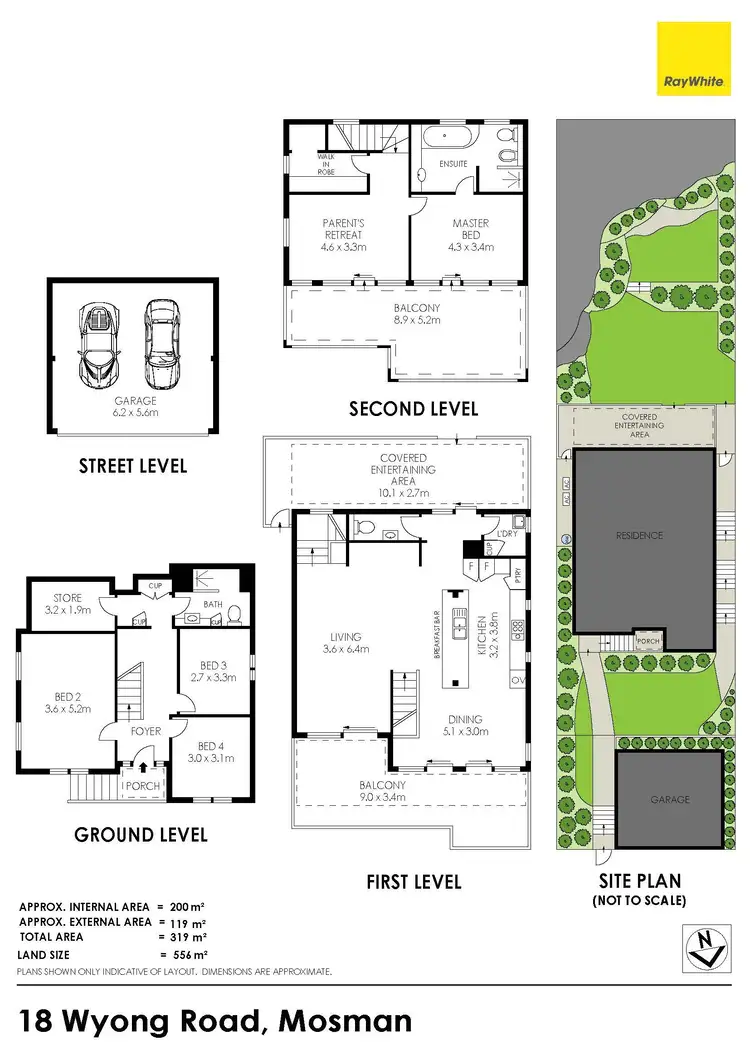 Floorplan of Homely house listing, 18 Wyong Road, Mosman NSW 2088