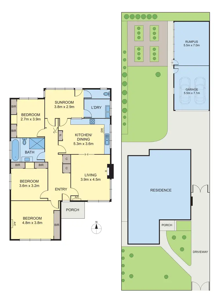 Floorplan of Homely house listing, 5 Anzac Avenue, Coburg North VIC 3058