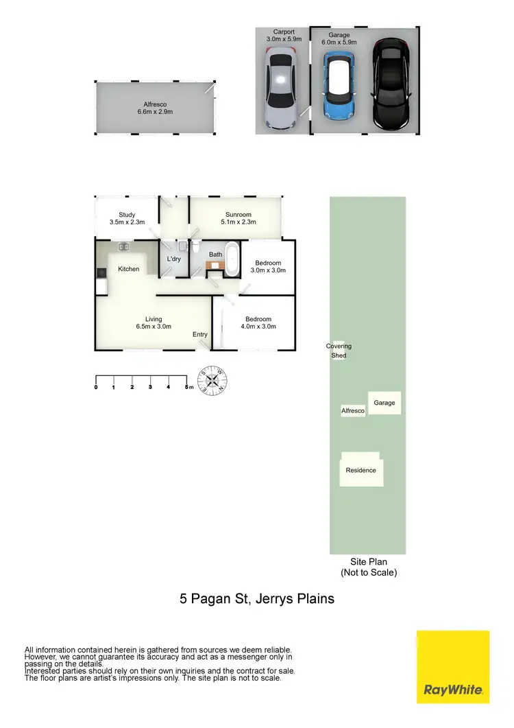 Floorplan of Homely house listing, 5 Pagan Street, Jerrys Plains NSW 2330