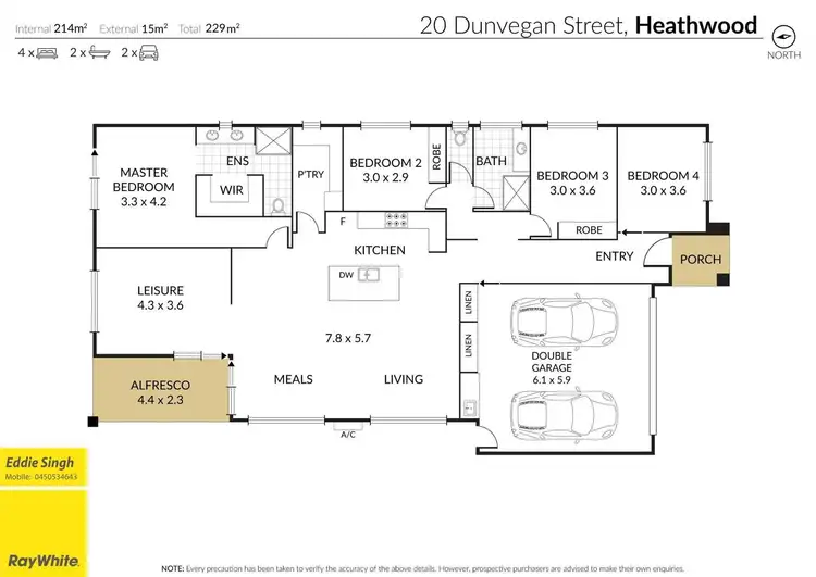 Floorplan of Homely house listing, 20 Dunvegan Street, Heathwood QLD 4110