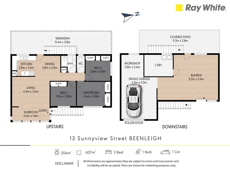 Floorplan of Homely house listing, 13 Sunnyview Street, Beenleigh QLD 4207
