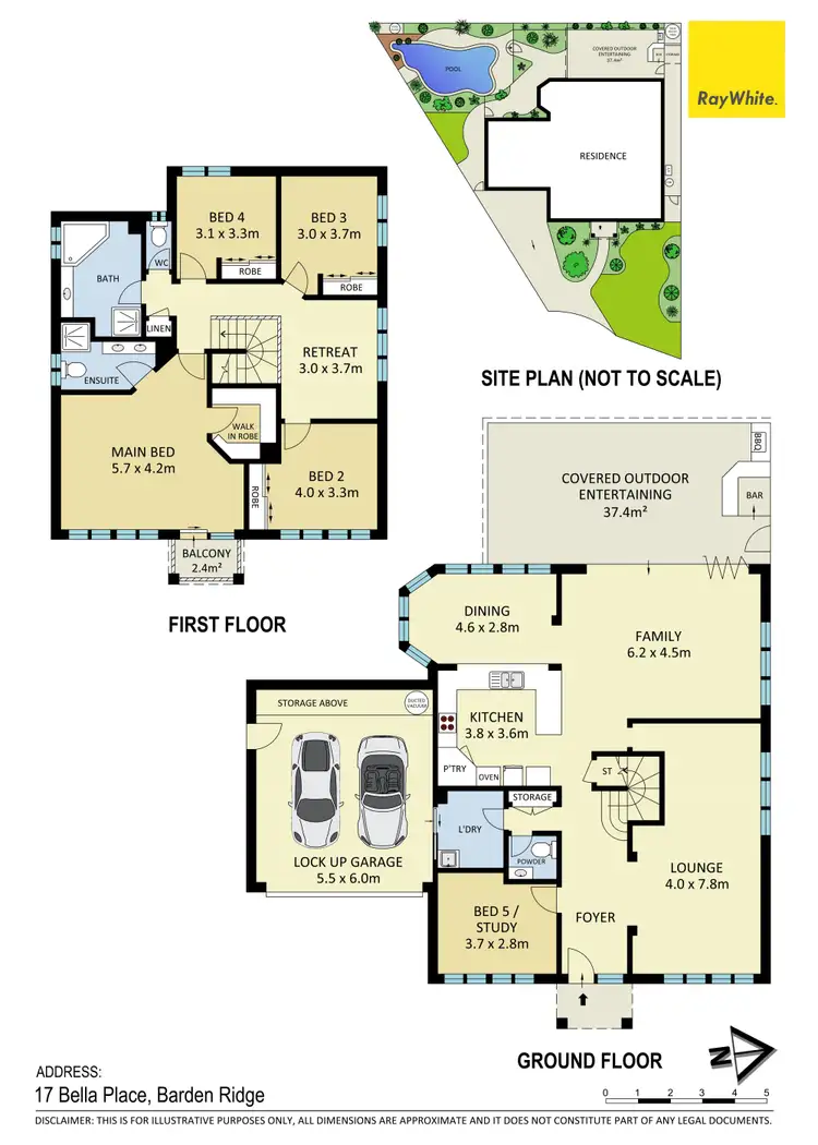 Floorplan of Homely house listing, 17 Bella Place, Barden Ridge NSW 2234
