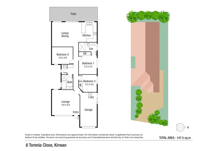 Floorplan of Homely house listing, 6 Torenia Close, Kirwan QLD 4817