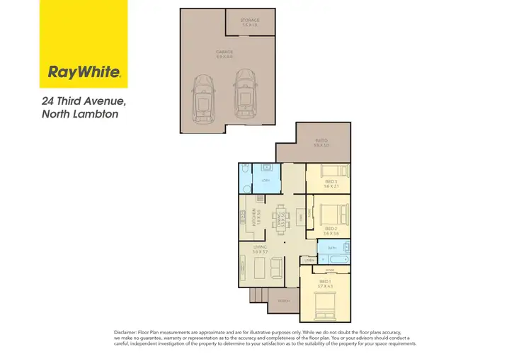 Floorplan of Homely house listing, 24 Third Avenue, North Lambton NSW 2299