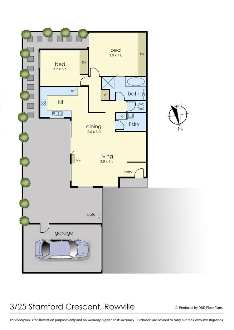Floorplan of Homely house listing, 3/25 Stamford Crescent, Rowville VIC 3178