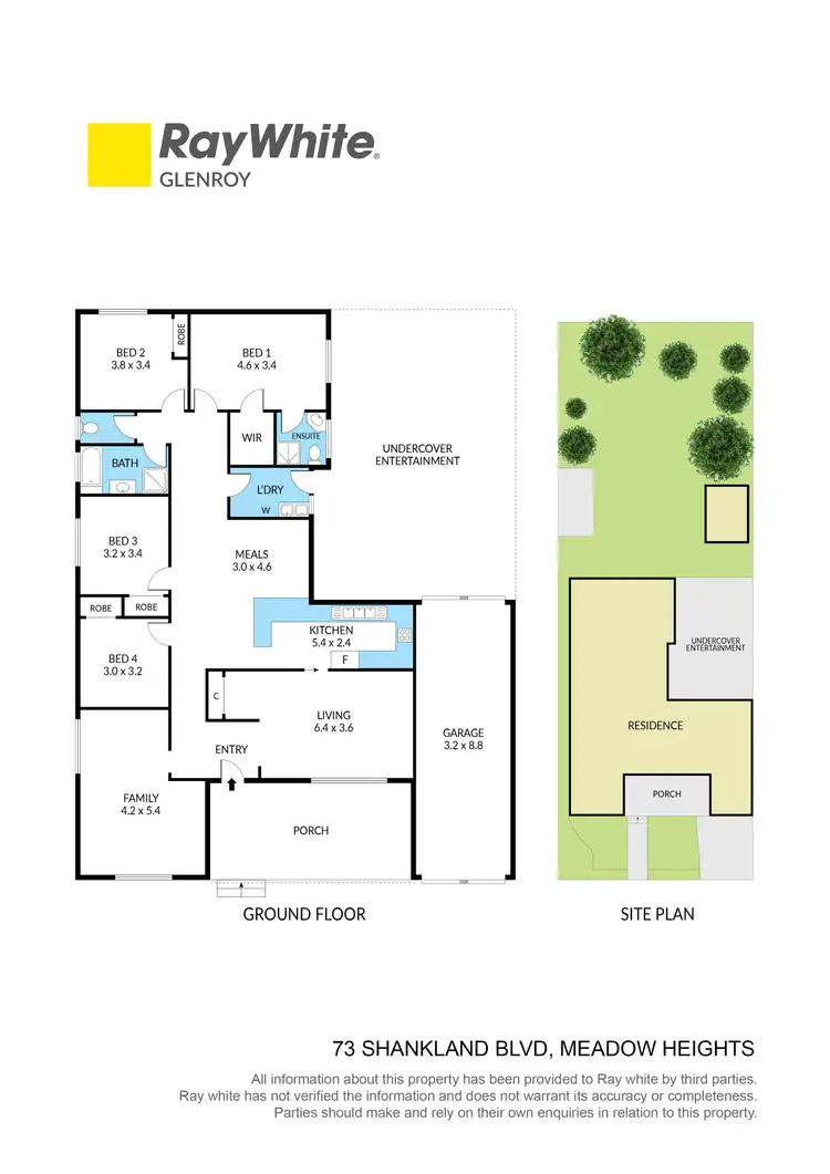 Floorplan of Homely house listing, 73 Shankland Boulevard, Meadow Heights VIC 3048