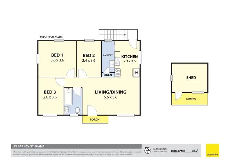 Floorplan of Homely house listing, 43 Barney Street, Kiama NSW 2533