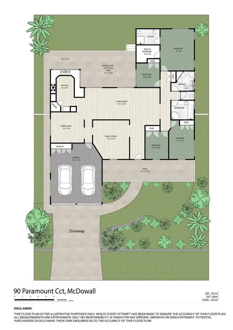 Floorplan of Homely house listing, 90 Paramount Circuit, Mcdowall QLD 4053