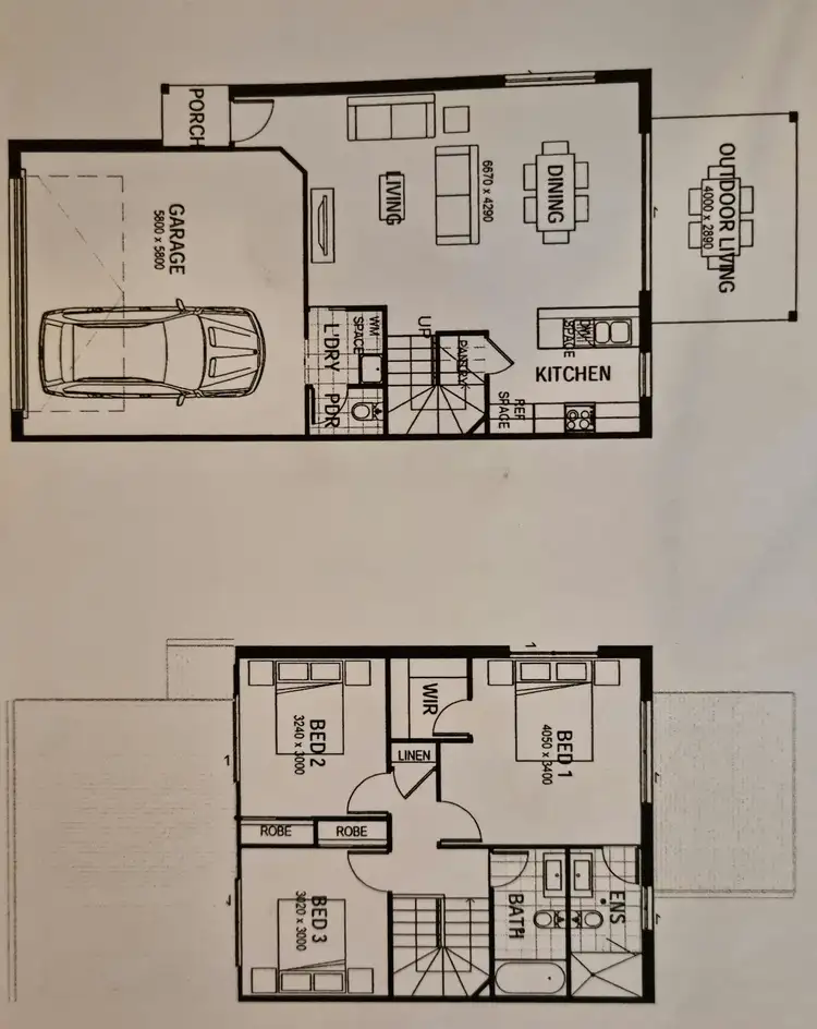 Floorplan of Homely townhouse listing, 98/1 Lamington Road, Mango Hill QLD 4509