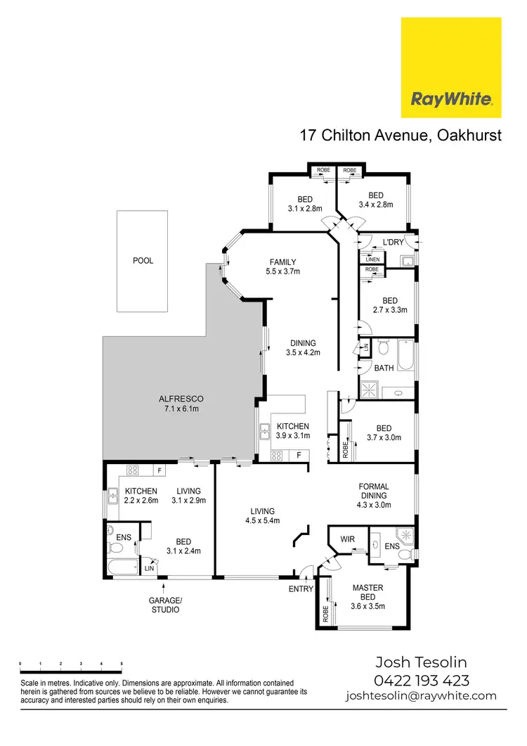 Floorplan of Homely house listing, 17 Chilton Avenue, Oakhurst NSW 2761