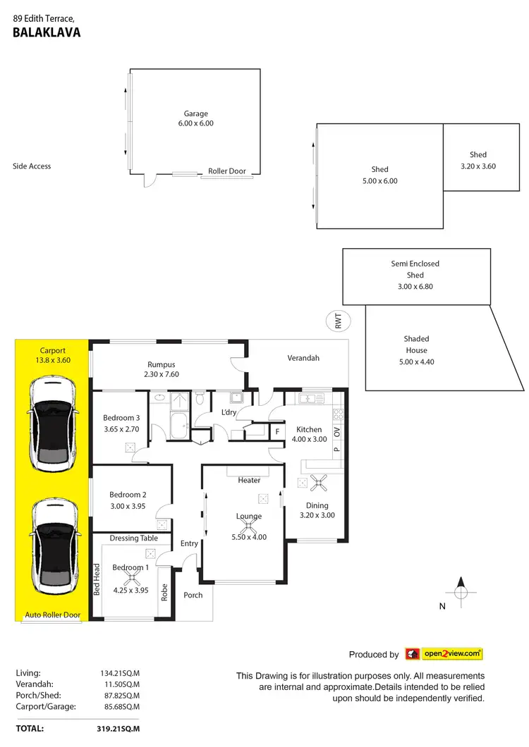 Floorplan of Homely house listing, 89 Edith Terrace, Balaklava SA 5461