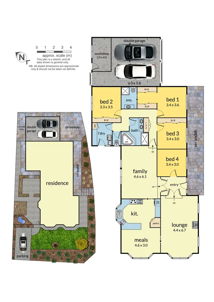 Floorplan of Homely house listing, 12 Lakeside Boulevard, Rowville VIC 3178