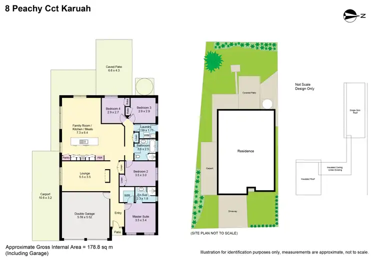 Floorplan of Homely house listing, 8 Peachey Circuit, Karuah NSW 2324