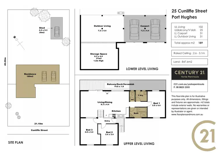 Floorplan of Homely house listing, 25 Cunliffe Street, Port Hughes SA 5558