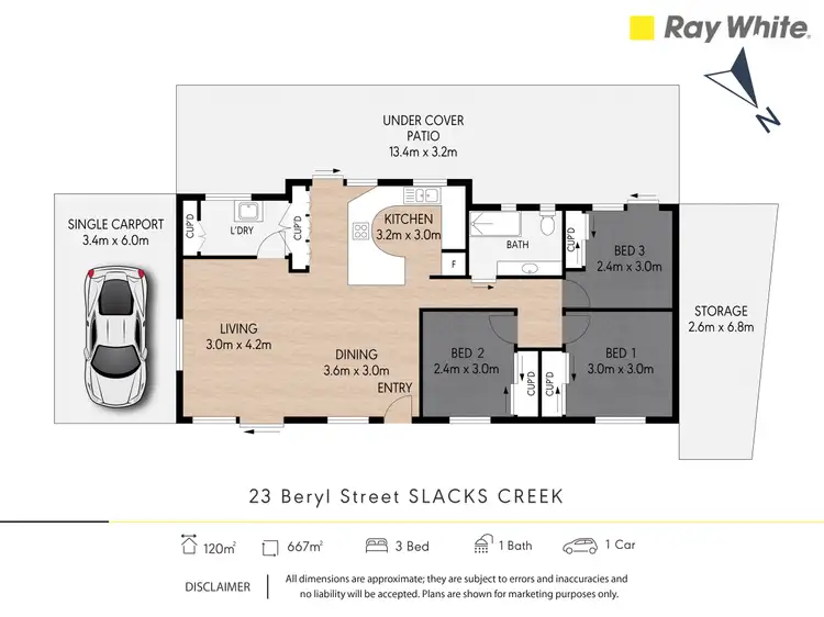 Floorplan of Homely house listing, 23 Beryl Street, Slacks Creek QLD 4127