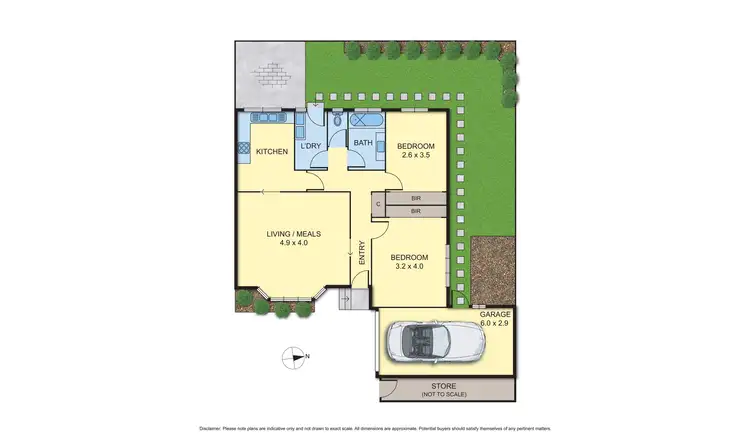 Floorplan of Homely villa listing, 3/25 Liverpool Street, Coburg VIC 3058