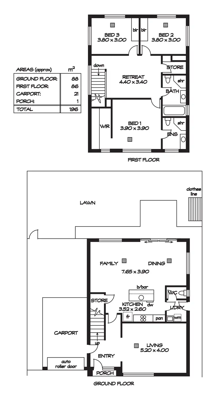 Floorplan of Homely house listing, 5 Pier Lane, Mawson Lakes SA 5095