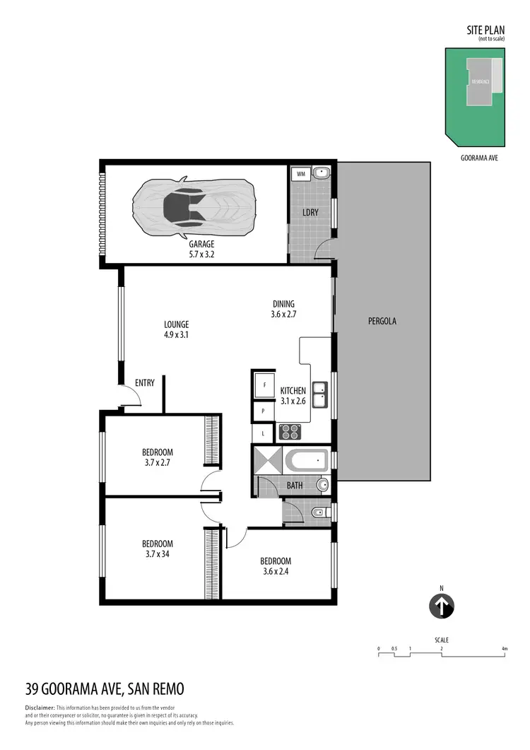Floorplan of Homely house listing, 39 Goorama Avenue, San Remo NSW 2262