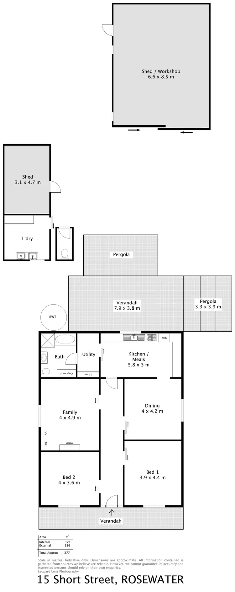 Floorplan of Homely house listing, 15 Short Street, Rosewater SA 5013