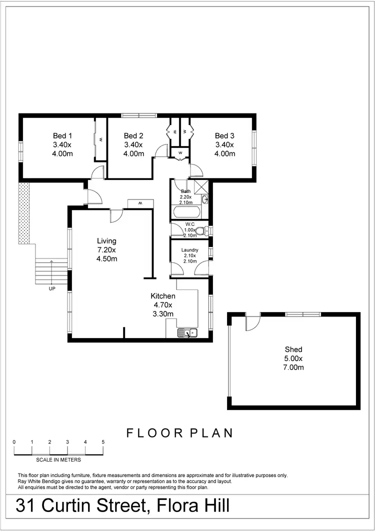 Floorplan of Homely house listing, 31 Curtin Street, Flora Hill VIC 3550
