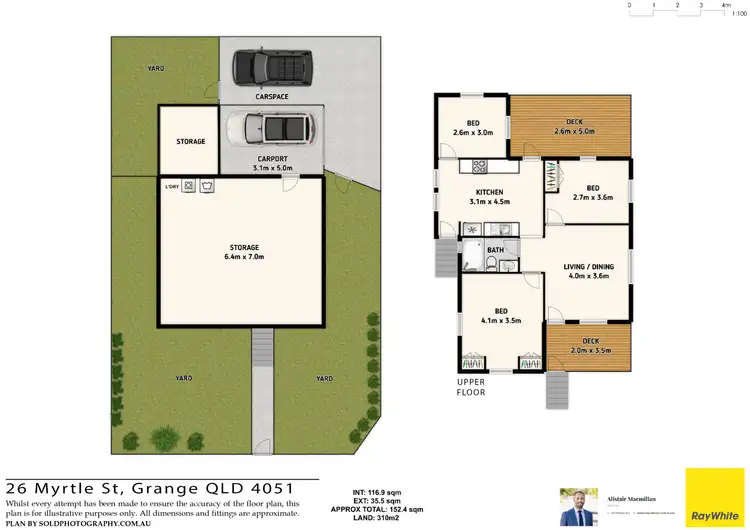 Floorplan of Homely house listing, 26 Myrtle Street, Grange QLD 4051