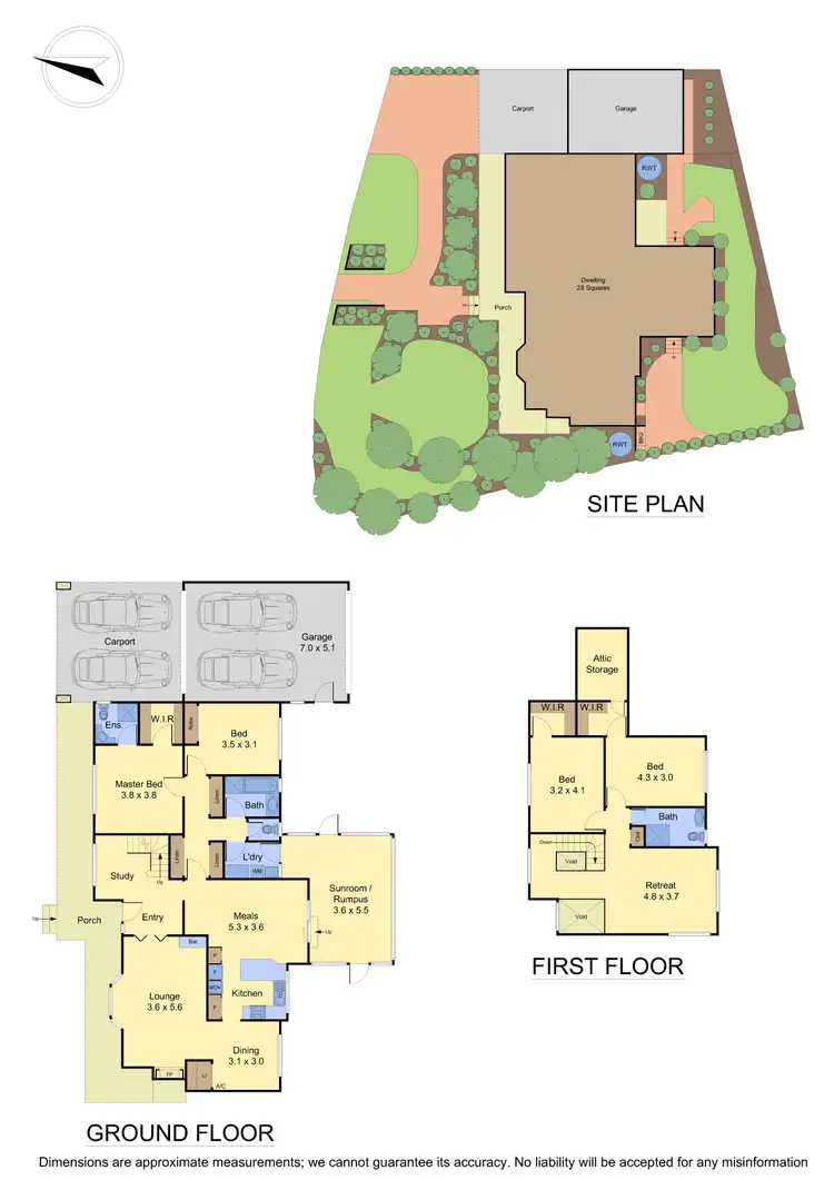 Floorplan of Homely house listing, 8 Wanaka Close, Rowville VIC 3178