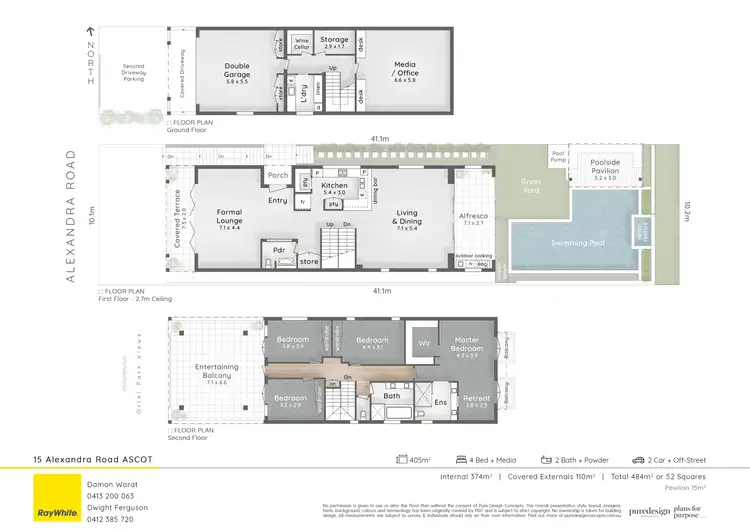 Floorplan of Homely house listing, 15 Alexandra Road, Ascot QLD 4007