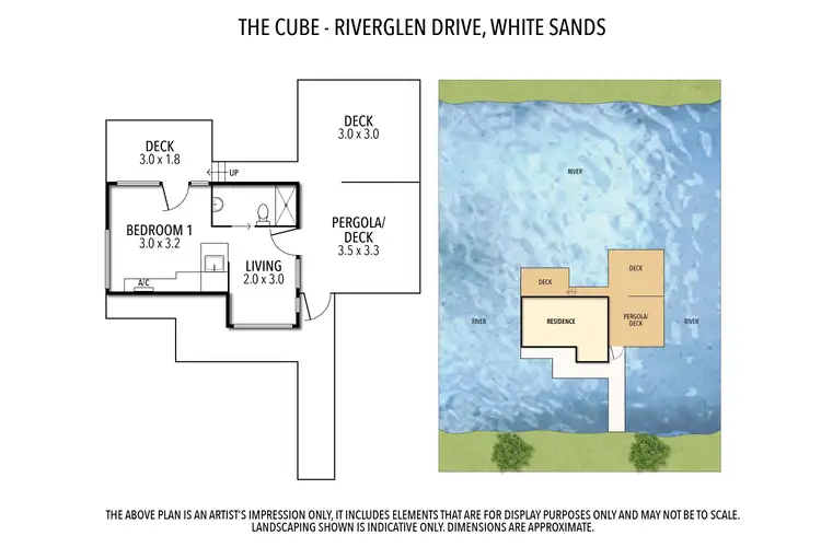 Floorplan of Homely other listing, The Cube Riverglen Marina, Murray Bridge SA 5253