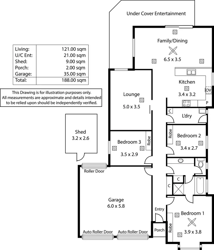 Floorplan of Homely house listing, 42 Anaconda Drive, North Haven SA 5018